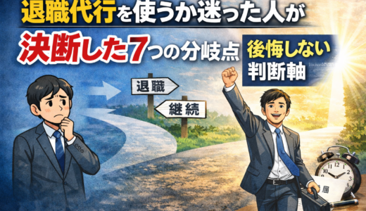 退職代行を使うか迷った人が決断した7つの分岐点｜後悔しない判断軸
