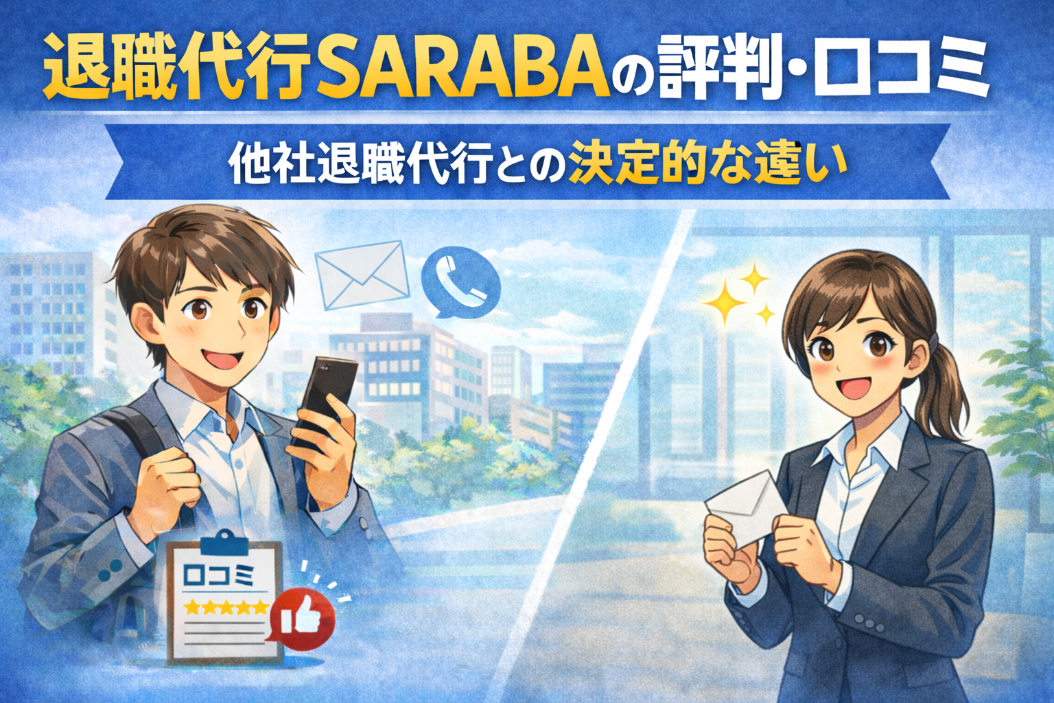 退職代行SARABAの評判は本当?口コミ・他社比較で分かった決定的な違い