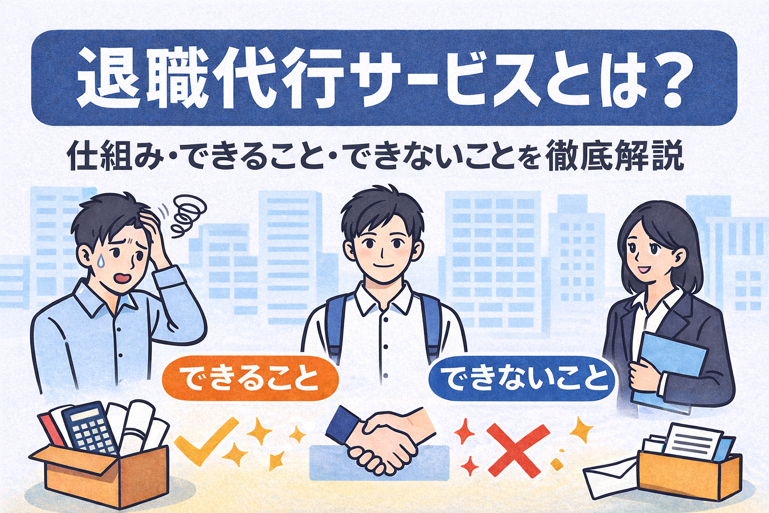 退職代行サービスとは？｜仕組み・できること・できないことを徹底解説