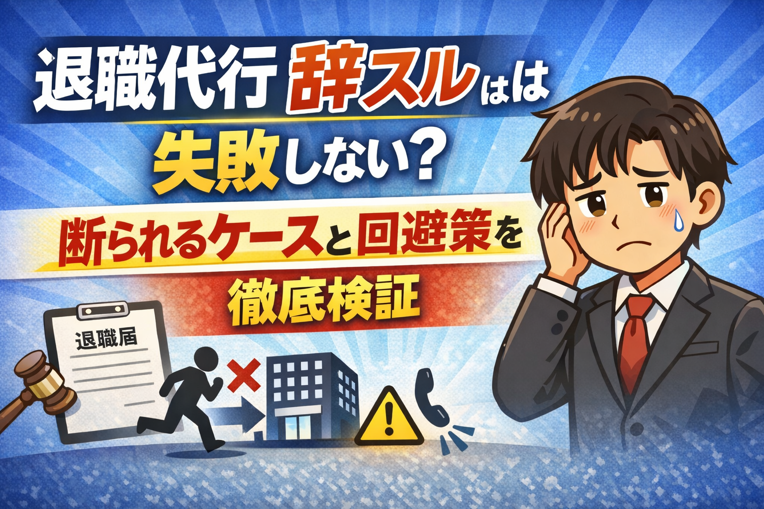 退職代行 辞スルは失敗しない?断られるケースと回避策を徹底検証